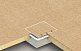 Podlahová zásuvka pro zdvojené podlahy STAKOHOME-8903-H