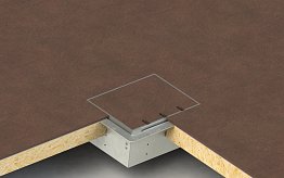 Podlahová zásuvka pro zdvojené podlahy STAKOHOME-8903-H